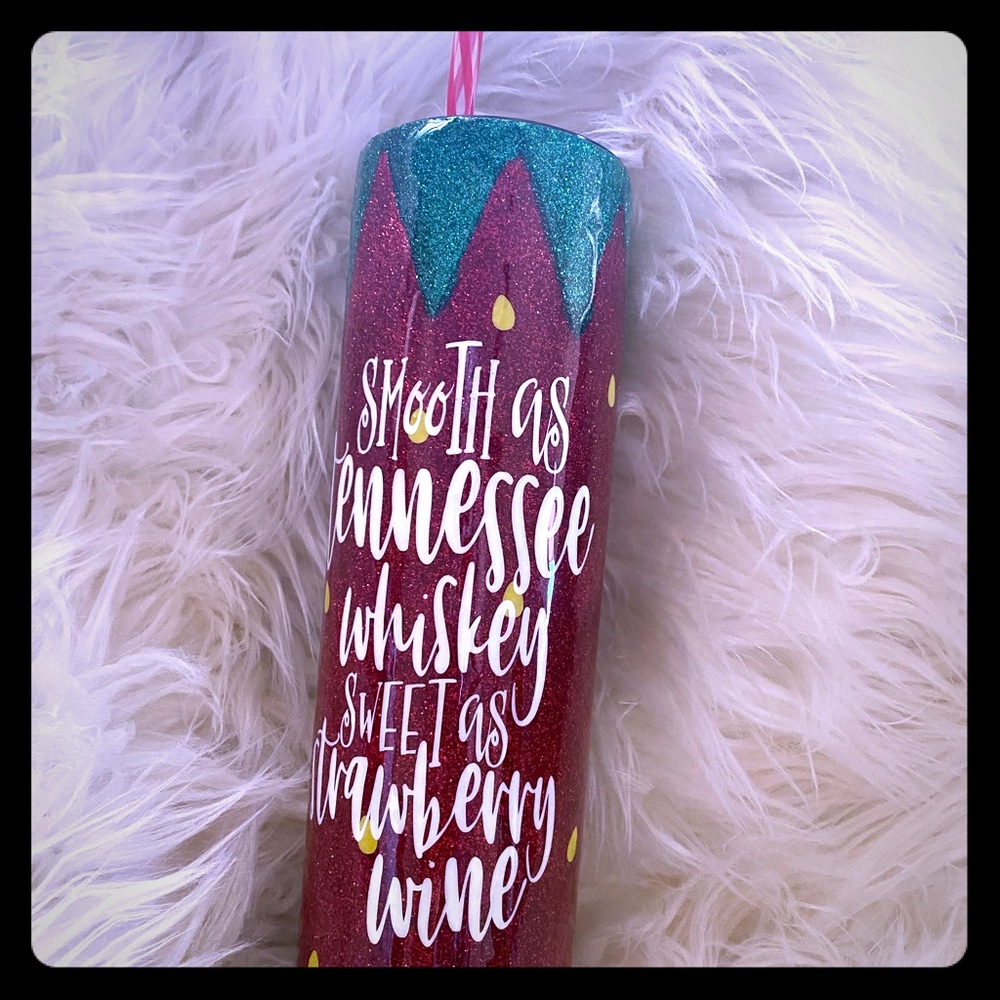 Strawberry tumbler